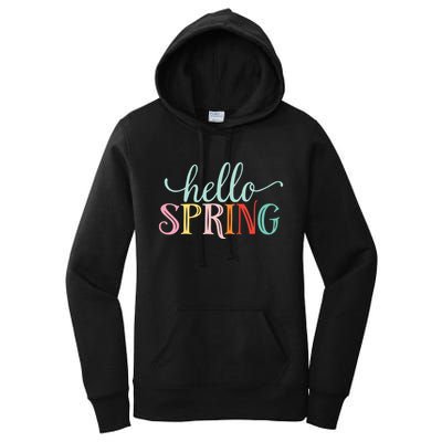 Hello Spring Colorful Women's Pullover Hoodie