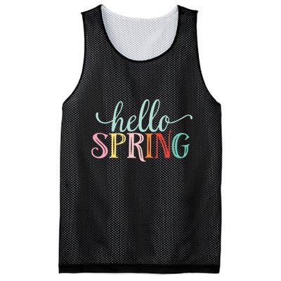 Hello Spring Colorful Mesh Reversible Basketball Jersey Tank