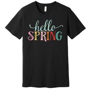 Hello Spring Colorful Premium T-Shirt