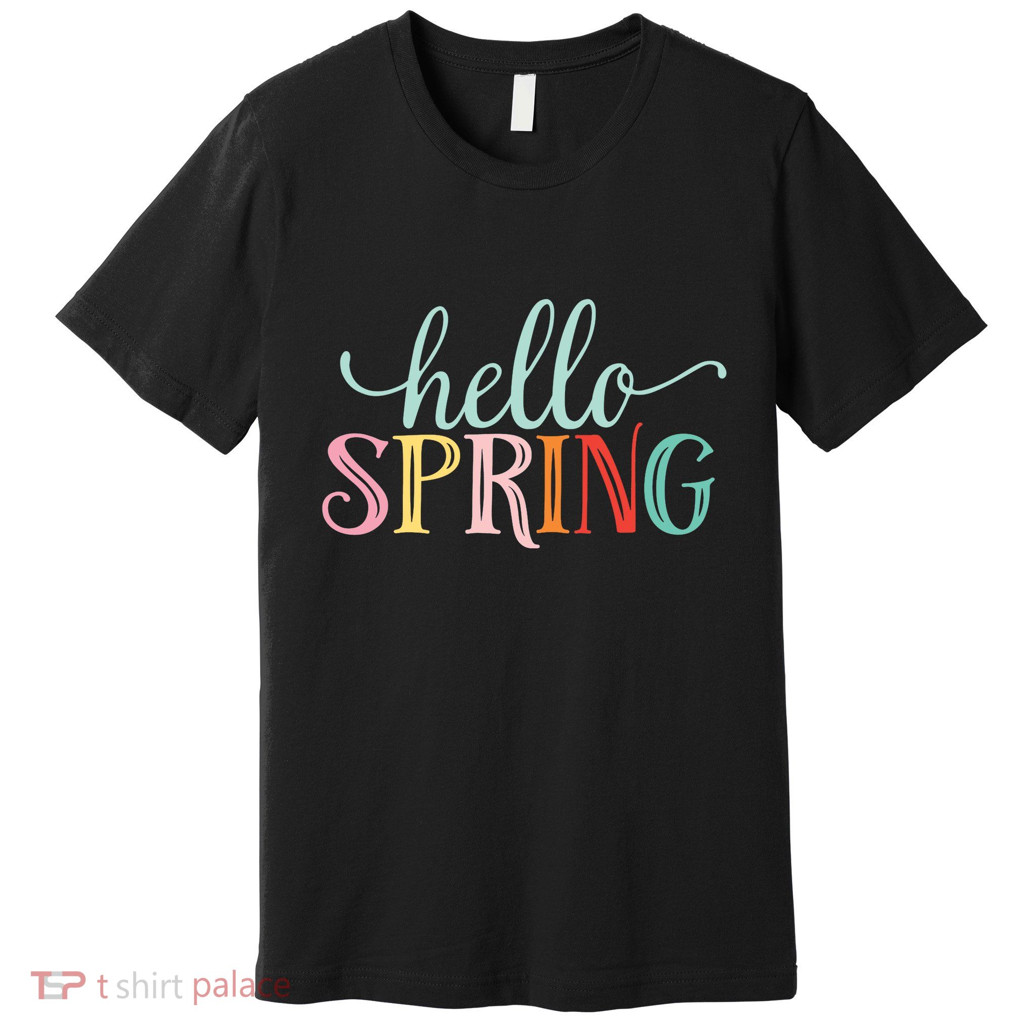 Hello Spring Colorful Premium T-Shirt