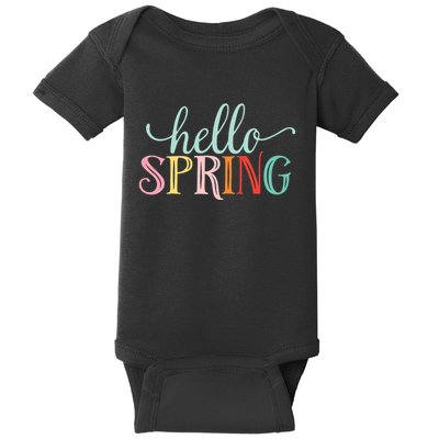 Hello Spring Colorful Baby Bodysuit