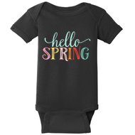 Hello Spring Colorful Baby Bodysuit
