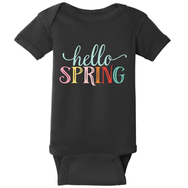 Hello Spring Colorful Baby Bodysuit