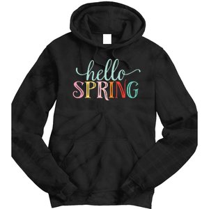 Hello Spring Colorful Tie Dye Hoodie