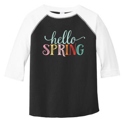 Hello Spring Colorful Toddler Fine Jersey T-Shirt