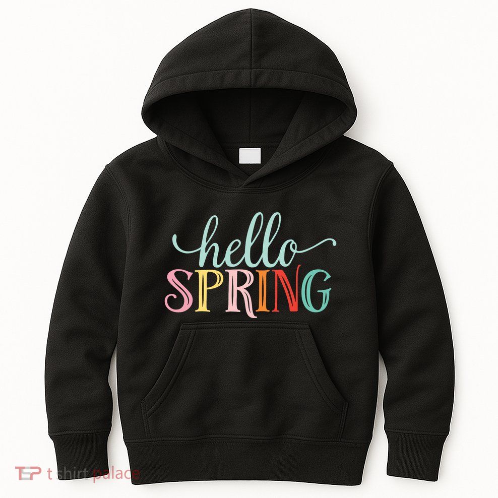Hello Spring Colorful Kids Hoodie