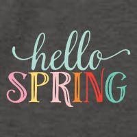 Hello Spring Colorful Vector Backpack