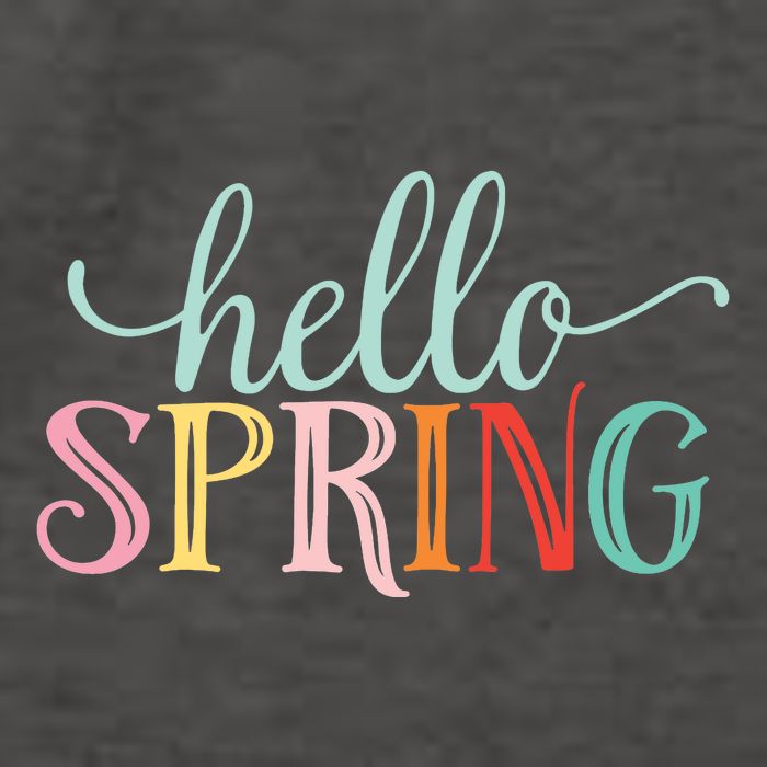 Hello Spring Colorful Vector Backpack