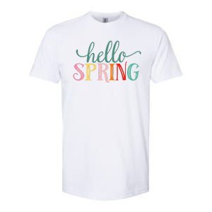 Hello Spring Colorful Softstyle CVC T-Shirt