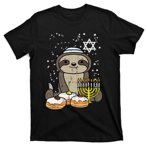 Hanukkah Sloth Chanukah Jewish T-Shirt