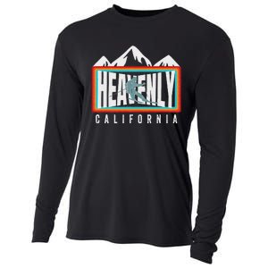 Heavenly Ski California Skiing Lake Tahoe Ca Cool Skier Gear Cooling Performance Long Sleeve Crew