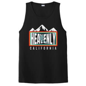 Heavenly Ski California Skiing Lake Tahoe Ca Cool Skier Gear PosiCharge Competitor Tank