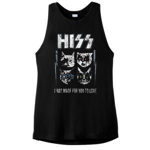 Hissing Stone Cats Ladies PosiCharge Tri-Blend Wicking Tank