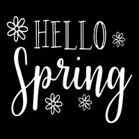 Hello Spring Cute Flower Sustainable Bucket Hat