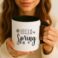 Hello Spring Cute Flower Mug