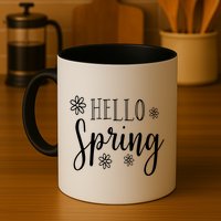 Hello Spring Cute Flower Mug