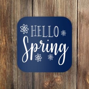 Hello Spring Cute Flower Coaster