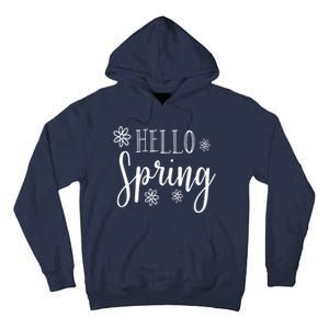 Hello Spring Cute Flower Tall Hoodie