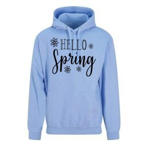 Hello Spring Cute Flower Unisex Surf Hoodie