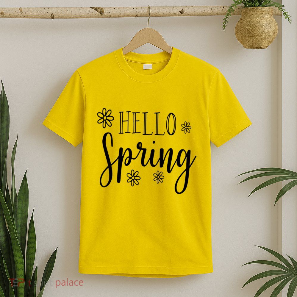 Hello Spring Cute Flower T-Shirt
