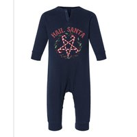 Hail Santa Christmas Krampus Funny Infant Fleece One Piece