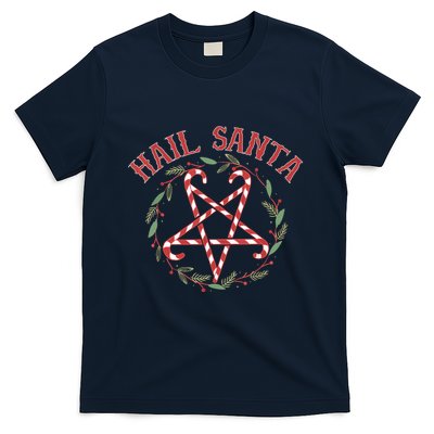 Hail Santa Christmas Krampus Funny T-Shirt