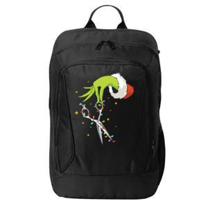 Hair Stylist Christmas Funny Hairdresser City Backpack