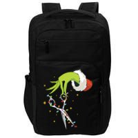 Hair Stylist Christmas Funny Hairdresser Impact Tech Backpack