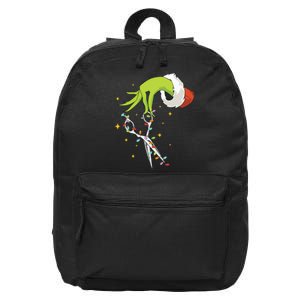 Hair Stylist Christmas Funny Hairdresser 16 in Basic Backpack