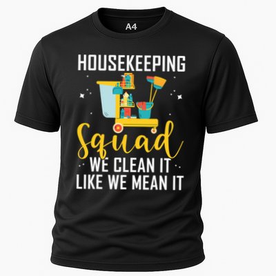 Housekeeping Squad Cleaning Uniforms For Housekeeping Performance Shirt