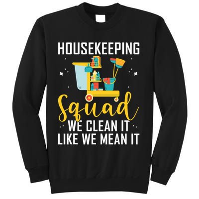 Housekeeping Squad Cleaning Uniforms For Housekeeping Sweatshirt