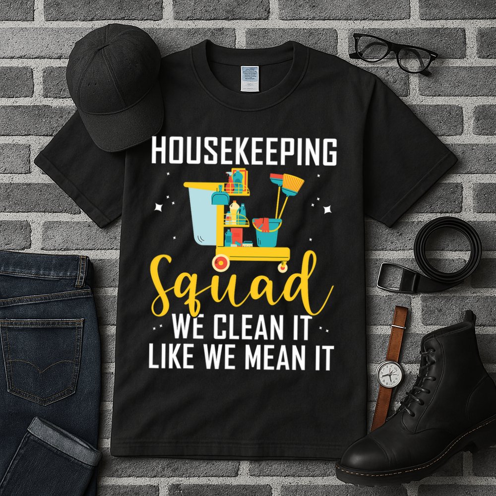 Housekeeping Squad Cleaning Uniforms For Housekeeping Tall T-Shirt