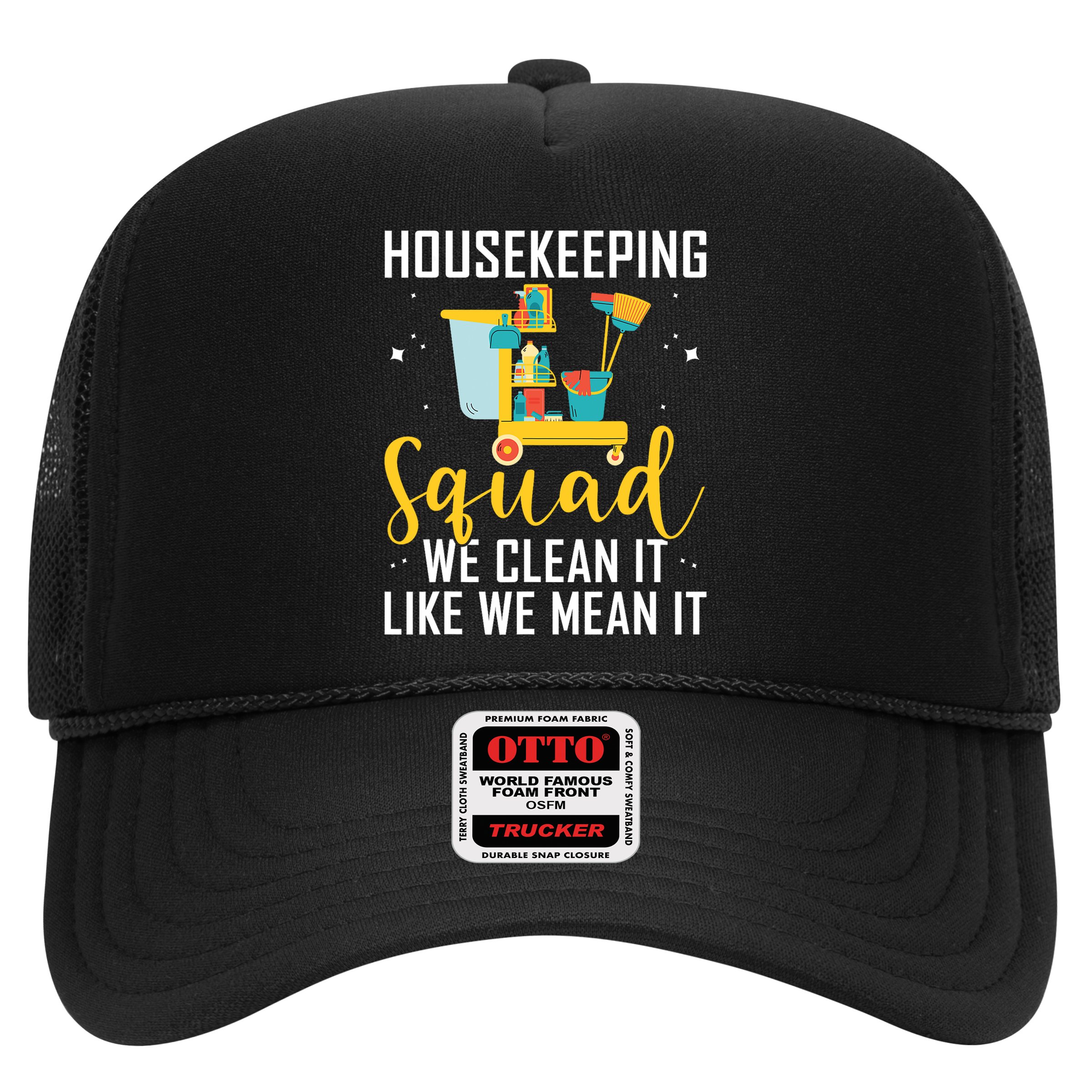 Housekeeping Squad Cleaning Uniforms For Housekeeping Hat