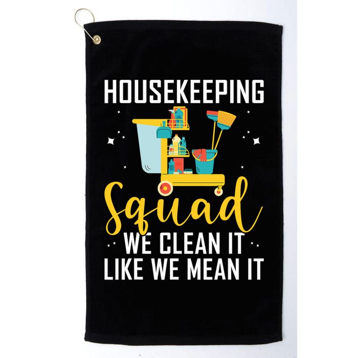 Housekeeping Squad Cleaning Uniforms For Housekeeping Golf Towel