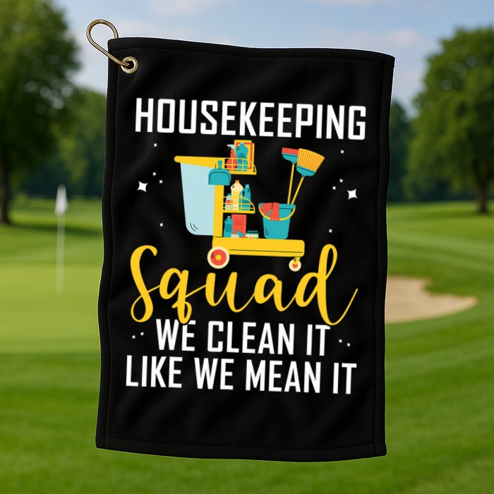 Housekeeping Squad Cleaning Uniforms For Housekeeping Golf Towel