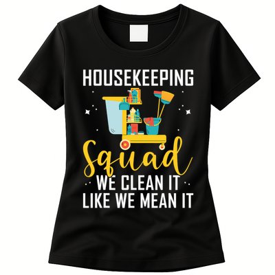 Housekeeping Squad Cleaning Uniforms For Housekeeping Womens T-Shirt
