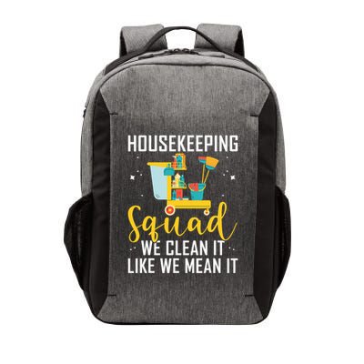 Housekeeping Squad Cleaning Uniforms For Housekeeping Vector Backpack