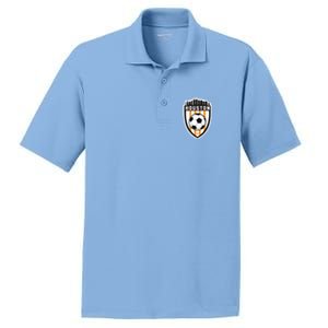 Houston Soccer City Skyline Futbol Club Match Day Fan PosiCharge RacerMesh Polo