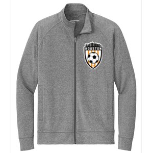 Houston Soccer City Skyline Futbol Club Match Day Fan Stretch Full-Zip Cadet Jacket