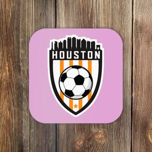 Houston Soccer City Skyline Futbol Club Match Day Fan Coaster