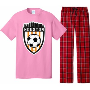 Houston Soccer City Skyline Futbol Club Match Day Fan Pajama Set