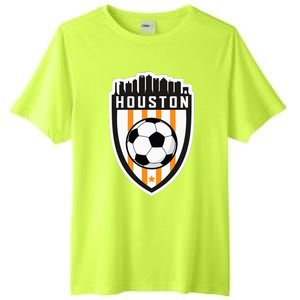 Houston Soccer City Skyline Futbol Club Match Day Fan Tall Fusion ChromaSoft Performance T-Shirt