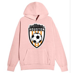 Houston Soccer City Skyline Futbol Club Match Day Fan Urban Pullover Hoodie