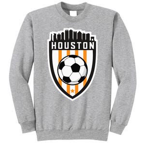 Houston Soccer City Skyline Futbol Club Match Day Fan Sweatshirt