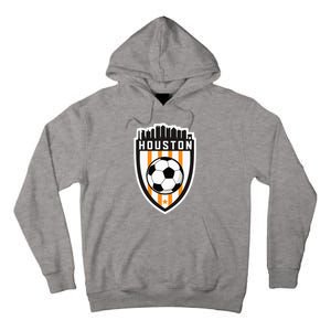 Houston Soccer City Skyline Futbol Club Match Day Fan Tall Hoodie