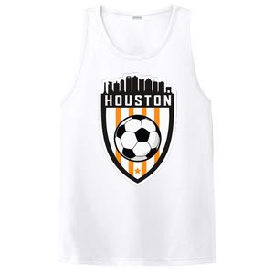 Houston Soccer City Skyline Futbol Club Match Day Fan PosiCharge Competitor Tank