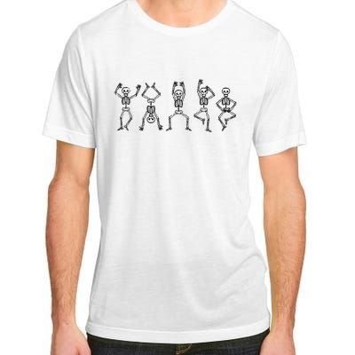 Halloween Skeletons Dancing Funny Costume Adult ChromaSoft Performance T-Shirt