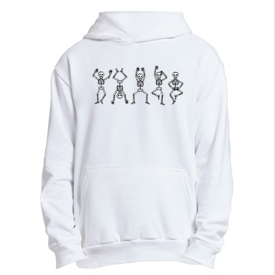 Halloween Skeletons Dancing Funny Costume Urban Pullover Hoodie