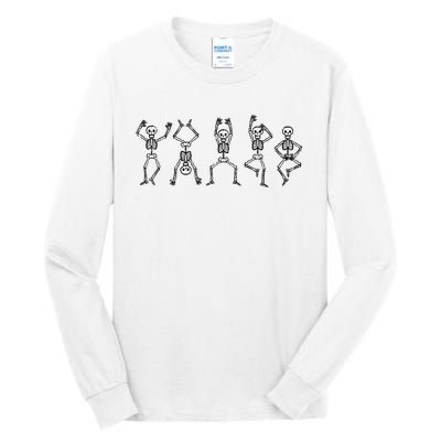 Halloween Skeletons Dancing Funny Costume Tall Long Sleeve T-Shirt