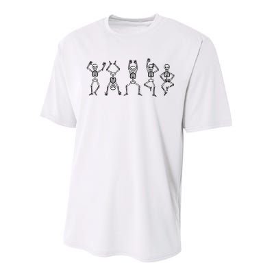 Halloween Skeletons Dancing Funny Costume Performance Sprint T-Shirt